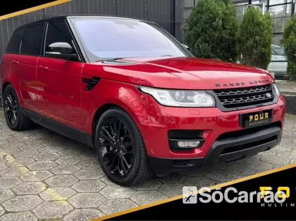 Land Rover RANGE ROVER SPORT HSE 4X4 3.0 SDV6 na cor Vermelha em Florianópolis / SC - 6902529