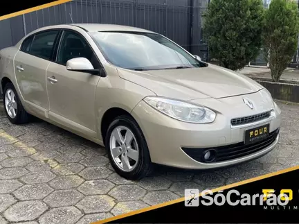 Renault FLUENCE DYNAMIQUE 2.0 16V HIFLEX na cor Bege em Florianópolis / SC - 6975133