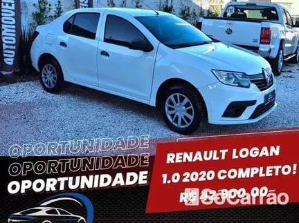 Renault LOGAN AUTHENTIQUE 1.0 12V SCE na cor Branca em Campo Largo / PR - 6912707