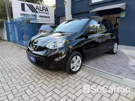 Nissan MARCH S 1.6 16V na cor Preta em Curitiba / PR - 6559947