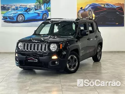 JEEP RENEGADE (AUDIO BOOSTER) 1.8 16V AT6 na cor Preta em Colombo / PR - 6787072