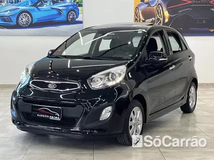KIA PICANTO EX 1.0 12V AT na cor Preta em Colombo / PR - 6926140