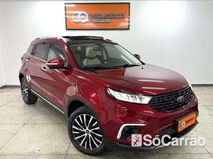 Ford TERRITORY TITANIUM 1.5 16V TB GTDI CVT na cor Vermelha em Curitiba / PR - 6778043