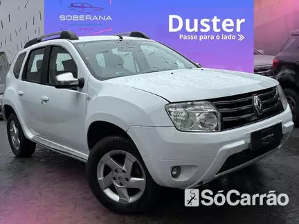 Renault DUSTER DYNAMIQUE(PACK PREMIUM) 1.6 16V HIFLEX na cor Branca em Curitiba / PR - 6781056