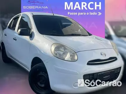 Nissan MARCH (CONFORTO) 1.0 16V na cor Branca em Curitiba / PR - 6815510