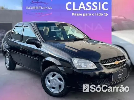 Chevrolet CLASSIC 1.0 VHC-E 8V FLEXPOWER na cor Preta em Curitiba / PR - 6815551