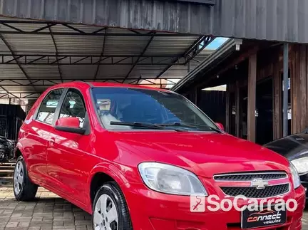 Chevrolet CELTA LT 1.0 VHC-E 8V FLEXPOWER na cor Vermelha no Viamão / RS - 6773325