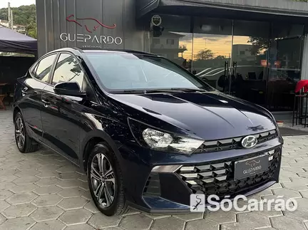 Hyundai HB20S COMFORT (COMFORT PLUS) 1.0 12V MT5 na cor Azul em Joinville / SC - 6627224