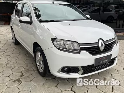 Renault SANDERO DYNAMIQUE 1.6 8V EASYR HIPOWER na cor Branca em Joinville / SC - 6761987