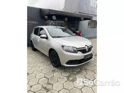 Renault SANDERO EXPRESSION 1.6 16V SCE na cor Prata em Joinville / SC - 6959310