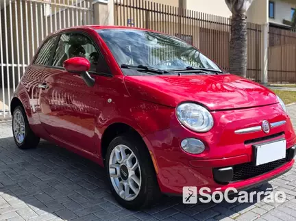 Fiat 500 500 CULT EVO(SPORT) 1.4 8V na cor Vermelha em Curitiba / PR - 6861516