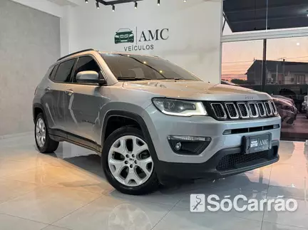 JEEP COMPASS LONGITUDE 4X2 2.0 16V AT6 na cor Prata em Joinville / SC - 6620524
