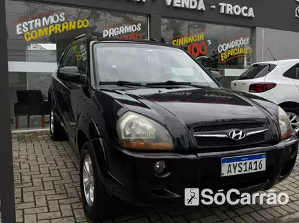 Hyundai TUCSON GLS NAC 4X2 2.0 16V AT na cor Preta em Curitiba / PR - 6970835