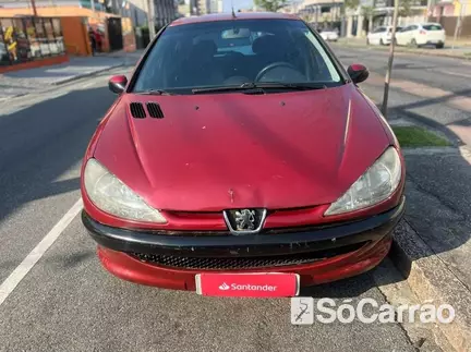 Peugeot 206 1.4 8V na cor Vermelha em Curitiba / PR - 6968717