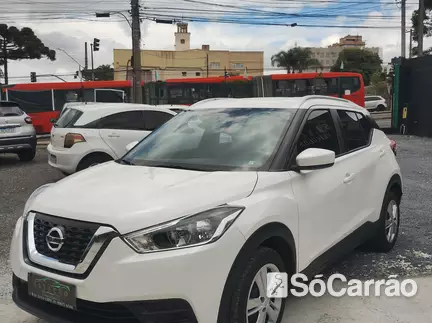 Nissan KICKS S 1.6 16V CVT na cor Branca em Curitiba / PR - 6714561