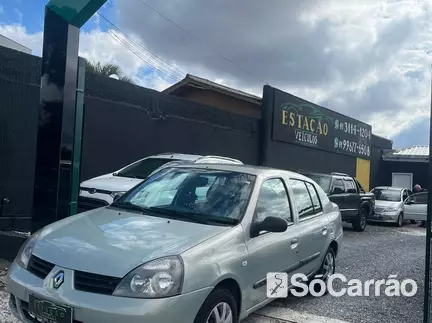 Renault CLIO SEDAN AUTHENTIQUE 1.0 16V HIFLEX na cor Cinza em Curitiba / PR - 6850668