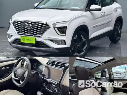 Hyundai CRETA ULTIMATE 2.0 16V AT na cor Branca em Palhoça / SC - 6636759