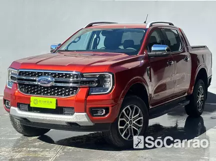 Ford RANGER CD LIMITED 4X4 3.0 V6 AT na cor Laranja em Palhoça / SC - 6765441