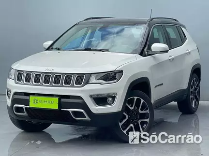 JEEP COMPASS LIMITED 4X4 2.0 TB AT9 na cor Branca em Palhoça / SC - 6821812