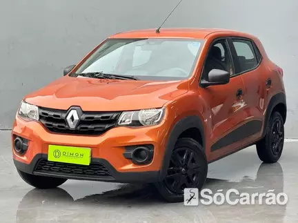 Renault KWID ZEN 1.0 12V na cor Laranja em Palhoça / SC - 6855695