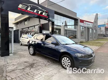 Volkswagen POLO 1.0 12V na cor Azul em Curitiba / PR - 6945491