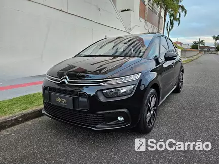 Citroen C4 PICASSO SEDUCTION 1.6 16V THP AT na cor Preta em Florianópolis / SC - 6599435