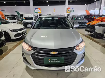 Chevrolet ONIX LTZ 1.0 TB 12V AT6 na cor Prata em Itajaí / SC - 6785435