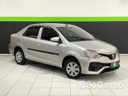 Toyota ETIOS SEDAN X 1.5 16V na cor Prata em Curitiba / PR - 6744733