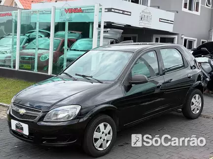 Chevrolet CELTA LT 1.0 VHC-E 8V FLEXPOWER na cor Preta em Curitiba / PR - 6531278