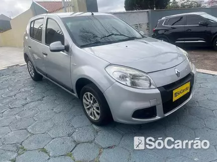 Renault SANDERO AUTHENTIQUE 1.0 12V SCE na cor Prata em Curitiba / PR - 6952717