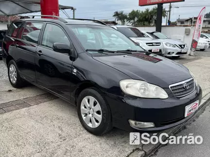 Toyota COROLLA FIELDER XEI 1.8 16V na cor Preta em Joinville / SC - 6758625