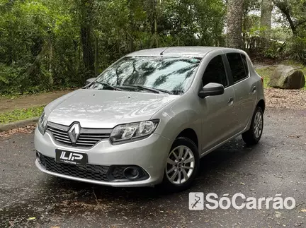 Renault SANDERO AUTHENTIQUE 1.0 16V HIPOWER na cor Prata em Curitiba / PR - 6975883