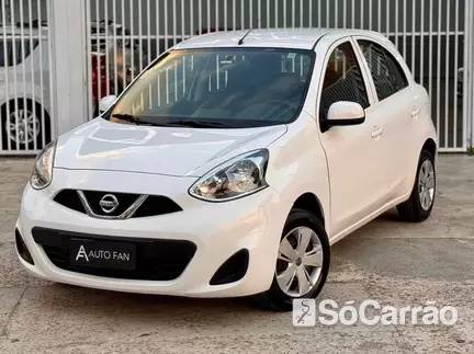 Nissan MARCH S 1.0 16V na cor Branca em Curitiba / PR - 6965897