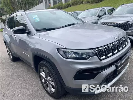 JEEP COMPASS LONGITUDE 4X2 1.3 T270 TB AT6 na cor Cinza em Curitiba / PR - 6679134