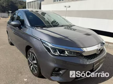 Honda CITY HATCH EXL 1.5 16V CVT na cor Cinza em Curitiba / PR - 6781352