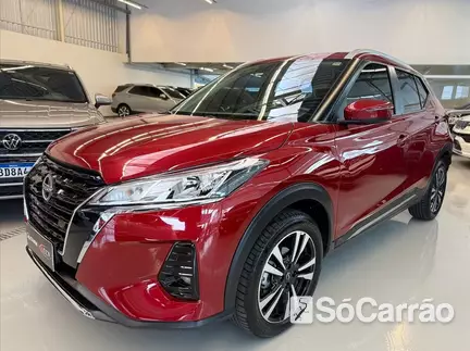 Nissan KICKS ADVANCE 1.6 16V CVT na cor Vermelha em Curitiba / PR - 6956531