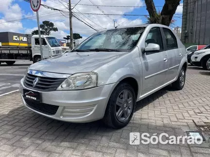 Renault LOGAN AUTHENTIQUE 1.0 12V SCE na cor Prata em Pinhais / PR - 6933130