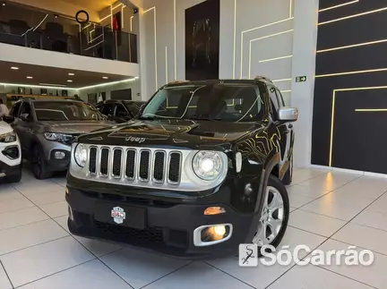 JEEP RENEGADE LIMITED EDITION 1.8 16V AT6 na cor Verde em Curitiba / PR - 6815011