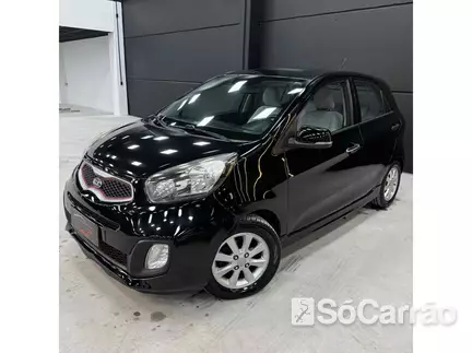 KIA PICANTO EX 1.1 12V AT na cor Preta no Canoas / RS - 6771745