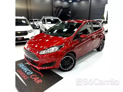 Ford NEW FIESTA S 1.5 16V na cor Vermelha no Canoas / RS - 6925709