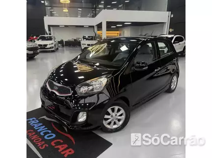 KIA PICANTO EX 1.1 12V AT na cor Preta no Canoas / RS - 6926081