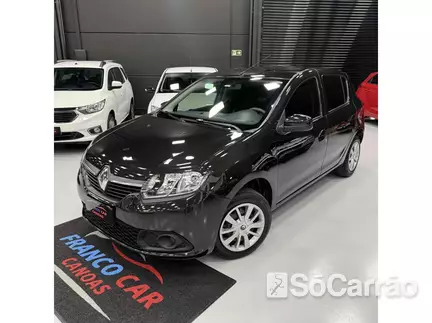 Renault SANDERO EXPRESSION 1.6 16V SCE na cor Preta no Canoas / RS - 6954023