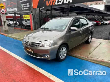 Toyota ETIOS SEDAN XLS 1.5 16V AT na cor Cinza em Ponta Grossa / PR - 6706329