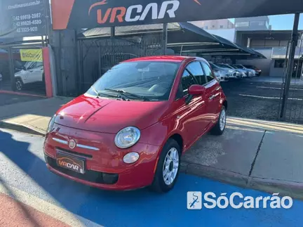 Fiat 500 CULT EVO 1.4 8V na cor Vermelha em Ponta Grossa / PR - 6772799