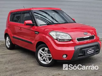 KIA SOUL EX 1.6 16V MT na cor Vermelha em Curitiba / PR - 6703502