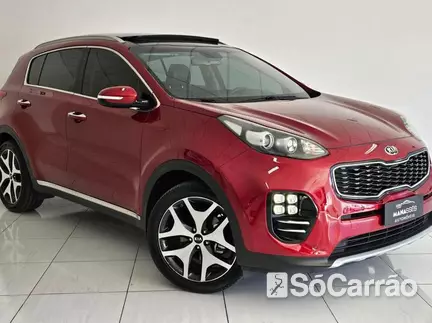KIA SPORTAGE EX 2WD 2.0 16V AT na cor Vermelha em Curitiba / PR - 6788949