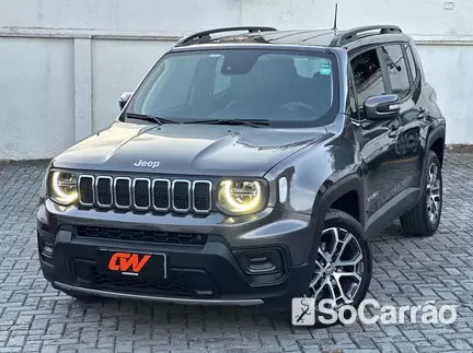JEEP RENEGADE LONGITUDE 1.3 T270 GSE AT6 na cor Cinza em Curitiba / PR - 6923118