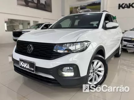 Volkswagen T-CROSS 200 1.0 TSI AT na cor Branca em Florianópolis / SC - 6536115