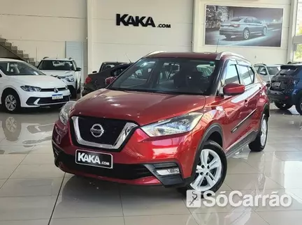 Nissan KICKS ACTIVE 1.6 16V CVT na cor Vermelha em Florianópolis / SC - 6931163