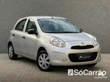 Nissan MARCH ACTIVE 1.0 16V FLEXSTART na cor Prata em Curitiba / PR - 6872745
